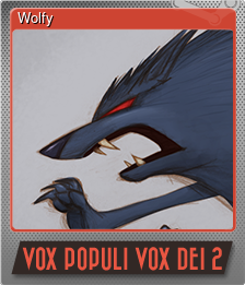 Series 1 - Card 4 of 5 - Wolfy