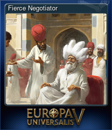 Series 1 - Card 2 of 7 - Fierce Negotiator