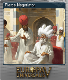 Series 1 - Card 2 of 7 - Fierce Negotiator