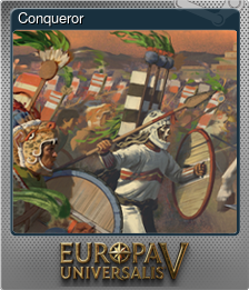Series 1 - Card 7 of 7 - Conqueror