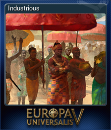 Series 1 - Card 5 of 7 - Industrious