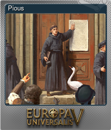 Series 1 - Card 1 of 7 - Pious