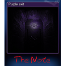 Purple exit