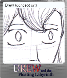 Series 1 - Card 3 of 5 - Drew (concept art)