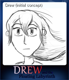 Series 1 - Card 1 of 5 - Drew (initial concept)