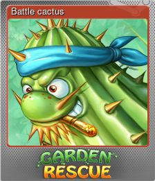 Series 1 - Card 1 of 5 - Battle cactus