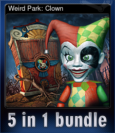 Series 1 - Card 4 of 6 - Weird Park: Clown