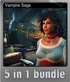 Series 1 - Card 1 of 6 - Vampire Saga