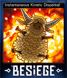 Series 1 - Card 8 of 8 - Instantaneous Kinetic Dispersal