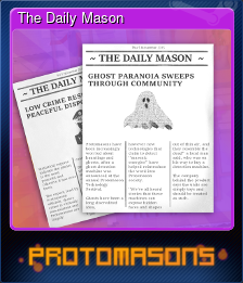 Series 1 - Card 5 of 6 - The Daily Mason
