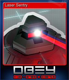 Series 1 - Card 4 of 12 - Laser Sentry