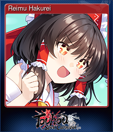 Series 1 - Card 3 of 11 - Reimu Hakurei