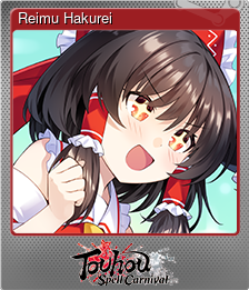 Series 1 - Card 3 of 11 - Reimu Hakurei