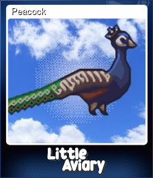 Series 1 - Card 4 of 6 - Peacock
