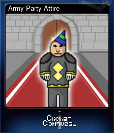 Series 1 - Card 2 of 10 - Army Party Attire