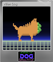 Series 1 - Card 8 of 9 - Alien Dog λ