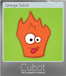 Series 1 - Card 5 of 5 - Orange Cubot