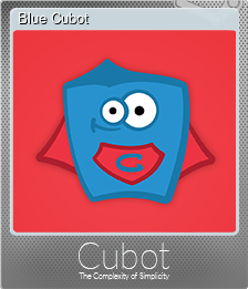 Series 1 - Card 1 of 5 - Blue Cubot
