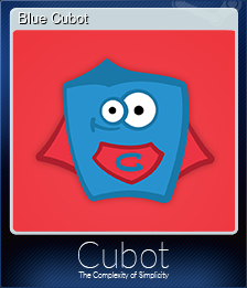 Series 1 - Card 1 of 5 - Blue Cubot