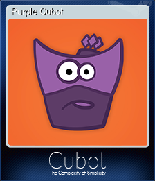 Series 1 - Card 4 of 5 - Purple Cubot
