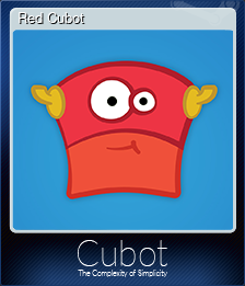 Series 1 - Card 2 of 5 - Red Cubot