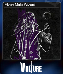 Series 1 - Card 1 of 5 - Elven Male Wizard