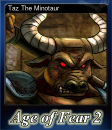 Series 1 - Card 4 of 6 - Taz The Minotaur