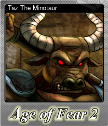 Series 1 - Card 4 of 6 - Taz The Minotaur