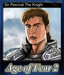Series 1 - Card 3 of 6 - Sir Percival The Knight