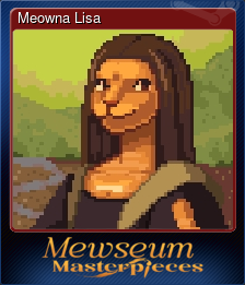 Series 1 - Card 3 of 8 - Meowna Lisa
