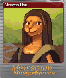 Series 1 - Card 3 of 8 - Meowna Lisa