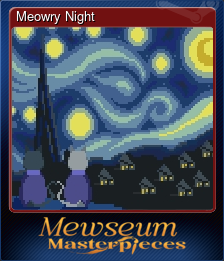 Series 1 - Card 2 of 8 - Meowry Night