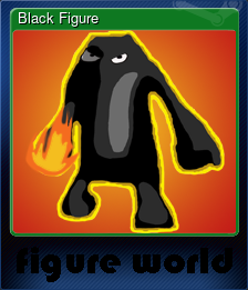 Series 1 - Card 1 of 5 - Black Figure