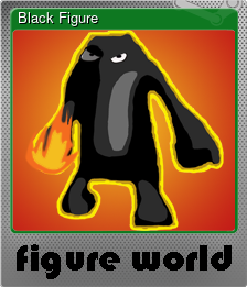 Series 1 - Card 1 of 5 - Black Figure