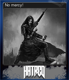 Series 1 - Card 2 of 5 - No mercy!