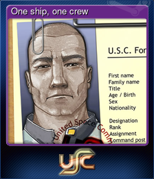 Series 1 - Card 3 of 5 - One ship, one crew