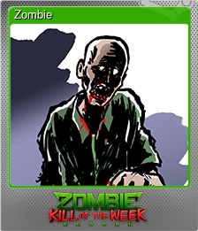 Series 1 - Card 1 of 6 - Zombie