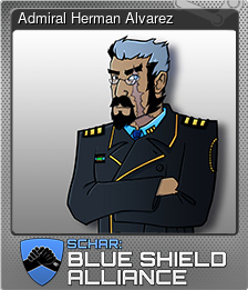 Series 1 - Card 1 of 9 - Admiral Herman Alvarez