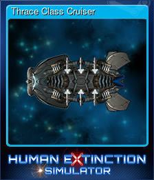 Series 1 - Card 3 of 5 - Thrace Class Cruiser