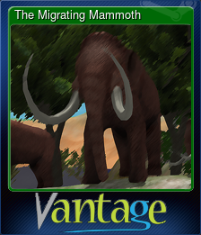 Series 1 - Card 8 of 10 - The Migrating Mammoth