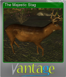 Series 1 - Card 7 of 10 - The Majestic Stag