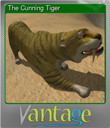 Series 1 - Card 4 of 10 - The Cunning Tiger