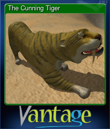 Series 1 - Card 4 of 10 - The Cunning Tiger