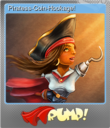 Series 1 - Card 2 of 5 - Piratess-Coin-Hookage!