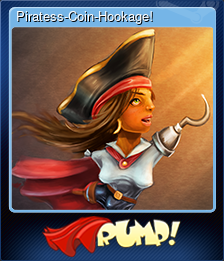 Series 1 - Card 2 of 5 - Piratess-Coin-Hookage!