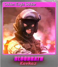 Series 1 - Card 5 of 12 - Golden Eagle Soldier