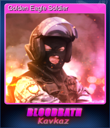 Series 1 - Card 5 of 12 - Golden Eagle Soldier