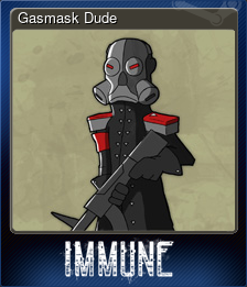 Series 1 - Card 3 of 5 - Gasmask Dude