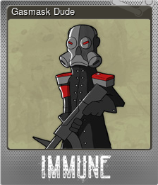 Series 1 - Card 3 of 5 - Gasmask Dude