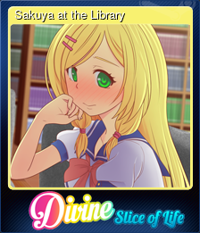 Series 1 - Card 1 of 5 - Sakuya at the Library